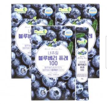 [옥션] 내츄럴 블루베리퓨레 100 15포 x 3박스 총 45포 (18,900원/무료)