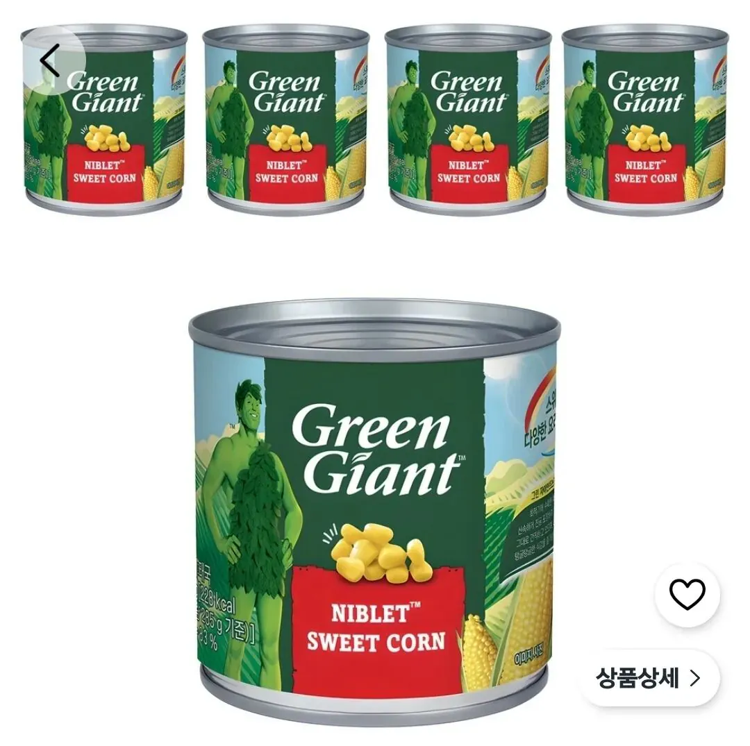 [쿠팡] 그린자이언트 니블렛 스위트콘, 340g, 5개