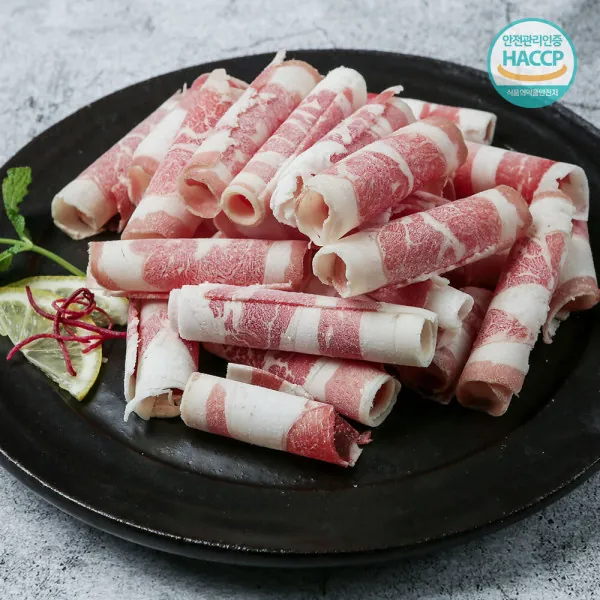 [옥션] 미국산 우삼겹 250g x 4팩 샤브/구이용 소포장 (14,900원/무료)