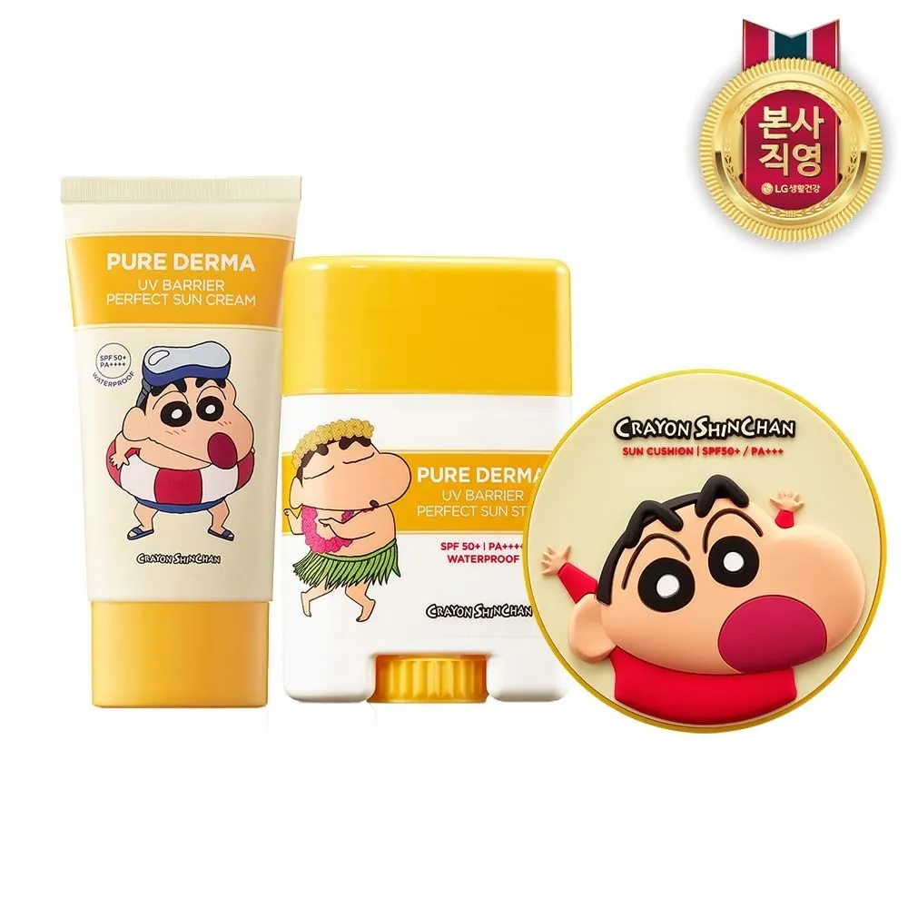 [롯데온] 앱전용 온더바디 퓨어더마 짱구선케어 x 2개(선크림/선스틱/선쿠션 택1) (17,280/무배)