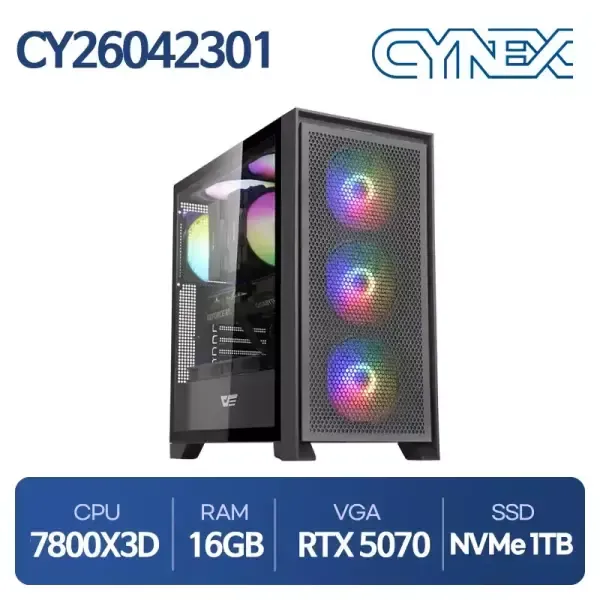 [11번가] 프래그마타 증정 라이젠7800X3D+RTX5070 완본체 (1,669,450원/무료)