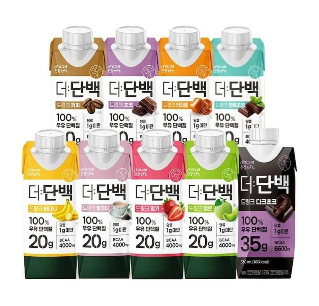 [오늘의집] 더단백 드링크 8종 18팩+18팩 골라담기(40,550원/무료)