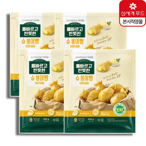 [옥션] 올반 슈 붕어빵 400g x 4팩