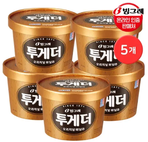 [오늘의집] 투게더 바닐라 오리지널 900ml 5개