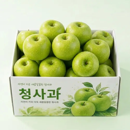 [토스쇼핑] 여름 청사과 썸머킹 썸머프린스 아오리, 소과, 3kg, 1박스