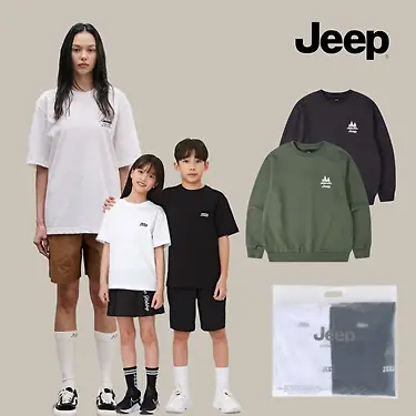 [톡딜] 지프 남/여 공용 인기 여름코디 기획전(1+1/티셔츠/팬츠/모자 외) (다양/무료)