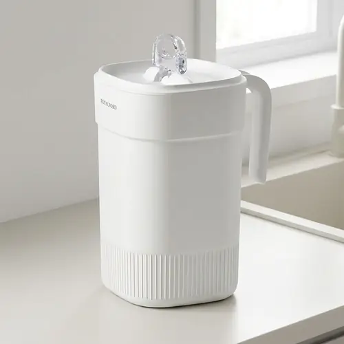 [토스쇼핑] 로얄포드 냄새막는 진공 밀폐 음식물 쓰레기통, 화이트, 3L, 1개(12900원/무료)