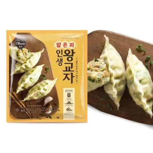 [롯데온] 올반키친 얇은피 인생 왕교자 210g 10봉 (14,720원/무료)