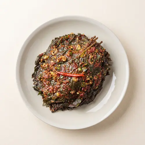 [토스쇼핑] 구첩반찬 깻잎무침, 1kg, 1개 (4,990원 / 무료)
