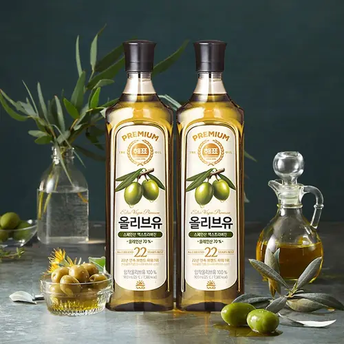 [롯데온] 사조 압착 올리브유 900ml 2개 + 키친타올증정 (20,760원/무료)