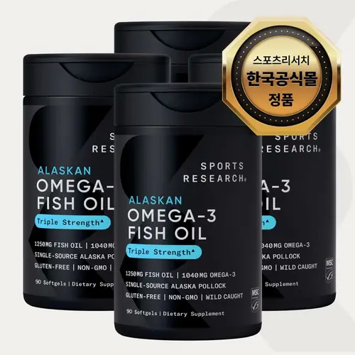 [롯데온] 스포츠리서치 오메가 90정 4통