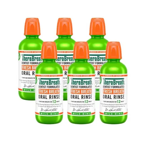 [롯데온] 테라브레스 오랄 린스 가글 마일드 민트 473ml 6개 (69,200원/무료)