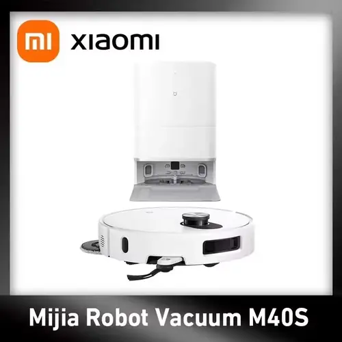샤오미 미지아 로봇 청소기 M40S OV31CN 리프팅 레이저 내비게이션 23000Pa 흡입력 자가 세척 베이스 미홈 연동
