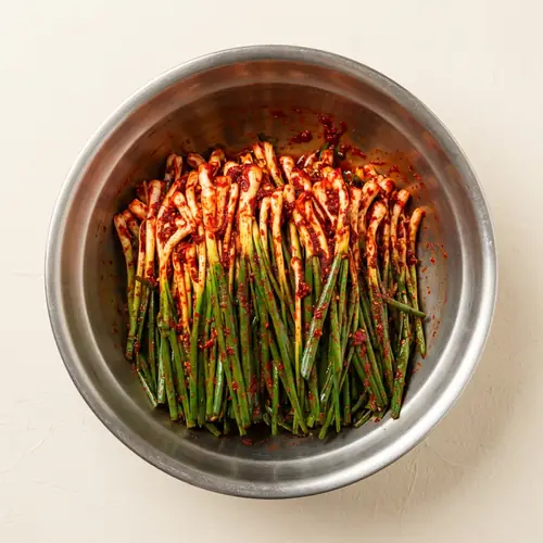 [토스쇼핑] 산해직송 국내산 전라도 파김치, 1kg, 1팩 (10,900원 / 무료)