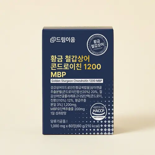 [토스쇼핑] 드림이음 황금 철갑상어 콘드로이친 1200 MBP, 60정, 6박스 (39,500원 / 무료)