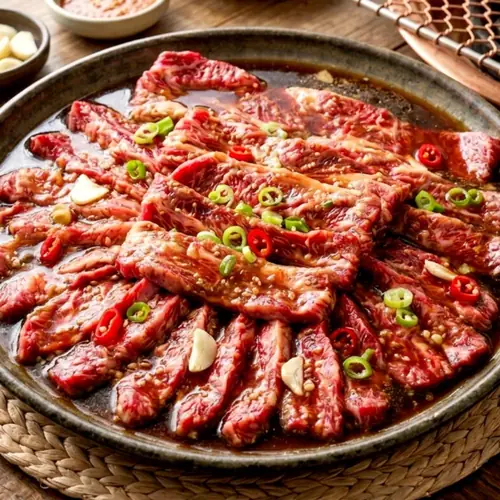 [롯데온] 황제 양념 소갈비살 구이 1kg 1팩 (21,480원/무료)