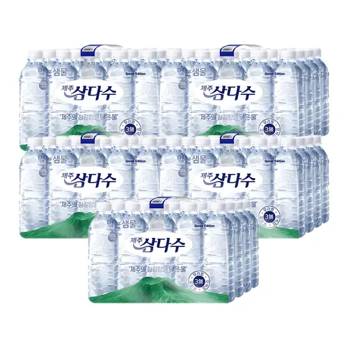 [토스쇼핑] 제주 삼다수, 라벨랜덤, 500ml, 100개 (43,500원 / 무료)