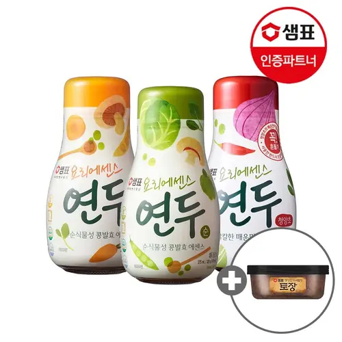 [롯데온] 샘표 연두 3종 275ml 4개 + 토장170g 증정