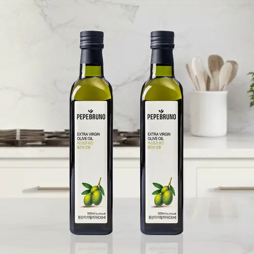 [토스쇼핑] 페페브루노 엑스트라버진 올리브오일, 500ml, 2개(16,900원/무료)