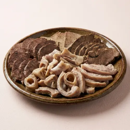 [토스쇼핑] 유비푸드 돼지 부속 모둠 삶은 내장, 2.5kg, 1개 (8,700원 / 무료)