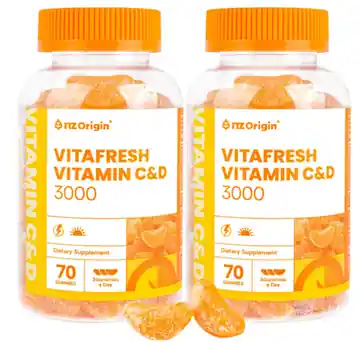 [쿠팡] 엔젯오리진 비타프레쉬 비타민 C&D 3000 2통