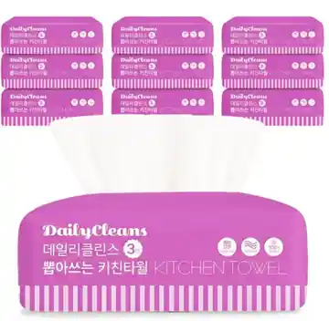 [쿠팡] 3겹 뽑아쓰는 키친타올 100매 10팩