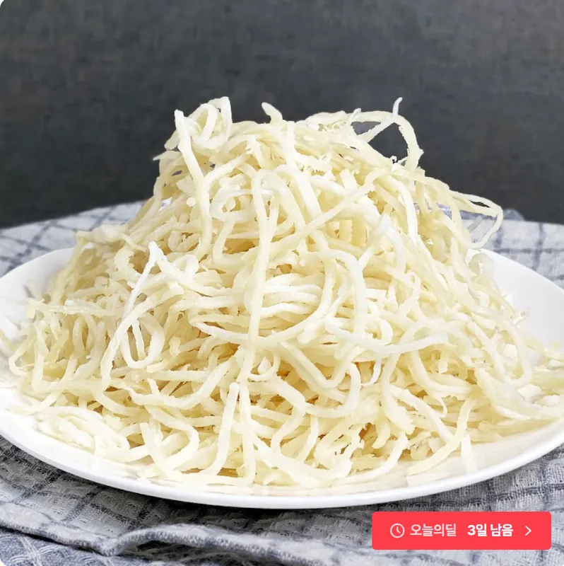 [오늘의집] 국내가공 백진미 오징어채 1.6kg (17,900원/무료)