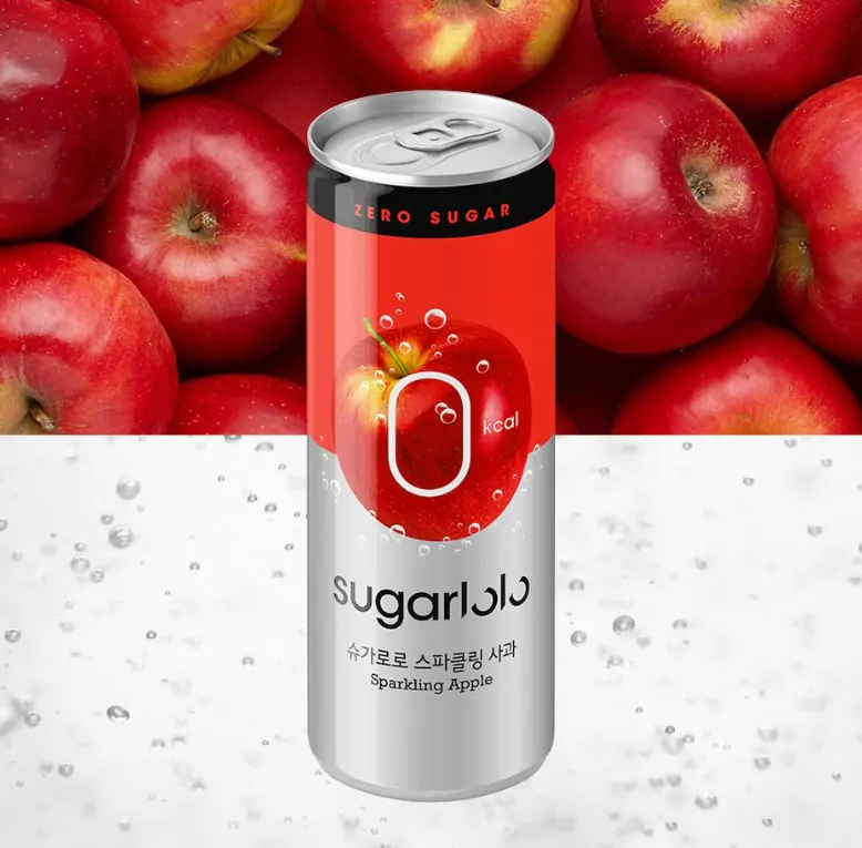 [오늘의집] 슈가로로 스파클링 사과 캔 250ml 30개 (11,094원/무료)