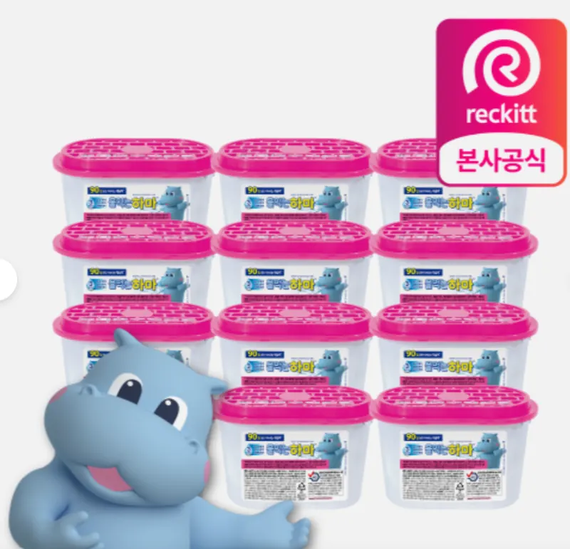 [네이버]물먹는하마 옷장용 제습제 300g, 12개