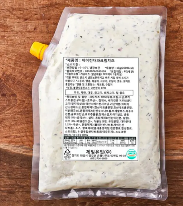 [쿠팡]베이컨 대파 크림치즈  1kg