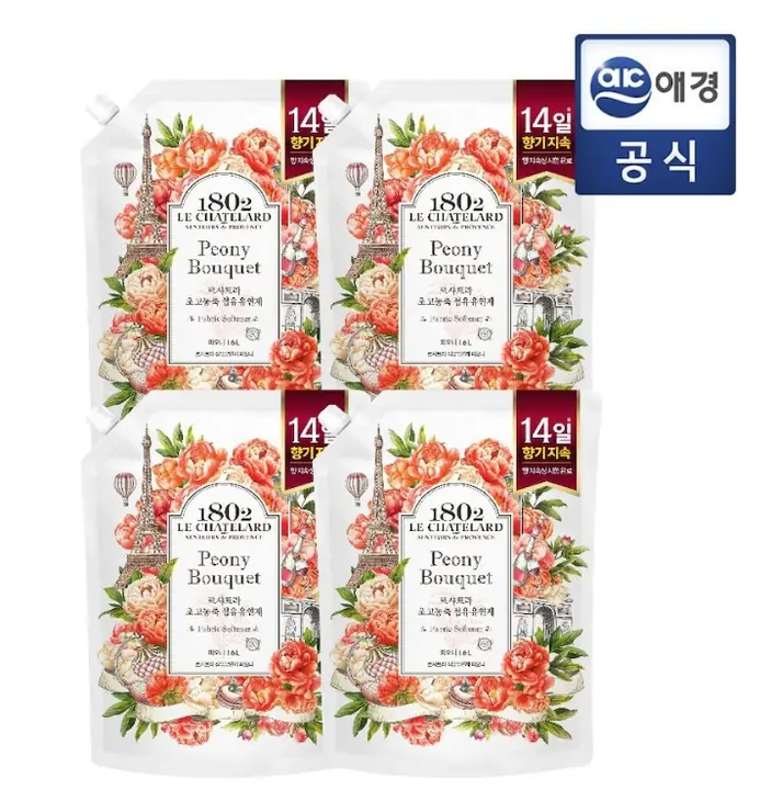 [오늘의집] 르샤트라 고농축 섬유유연제 1.6LX4개