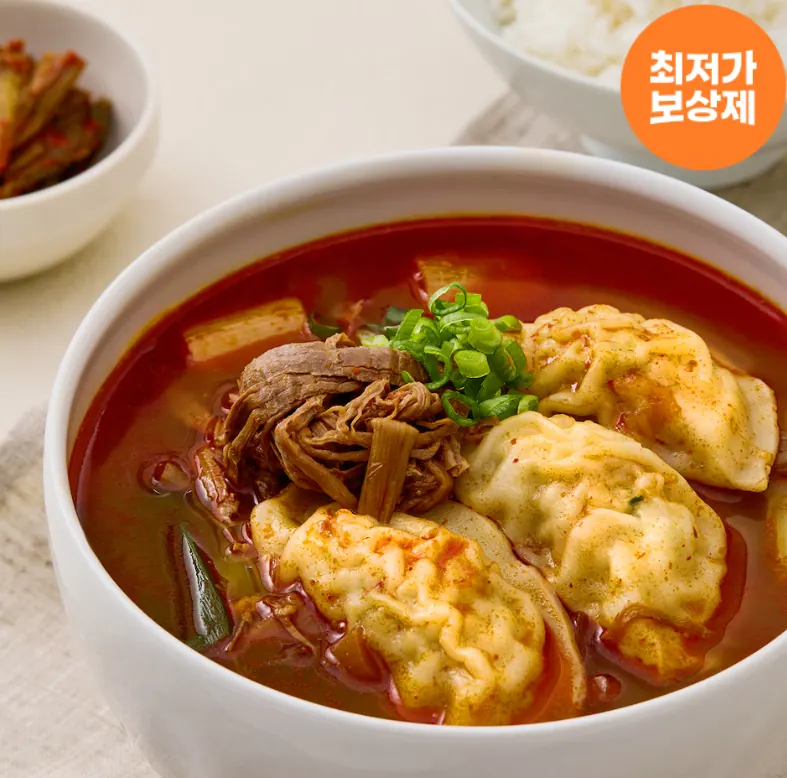 [오늘의집] 부산 금강만두 육개장 630g x4봉+만두 500g (18,614원/무료)