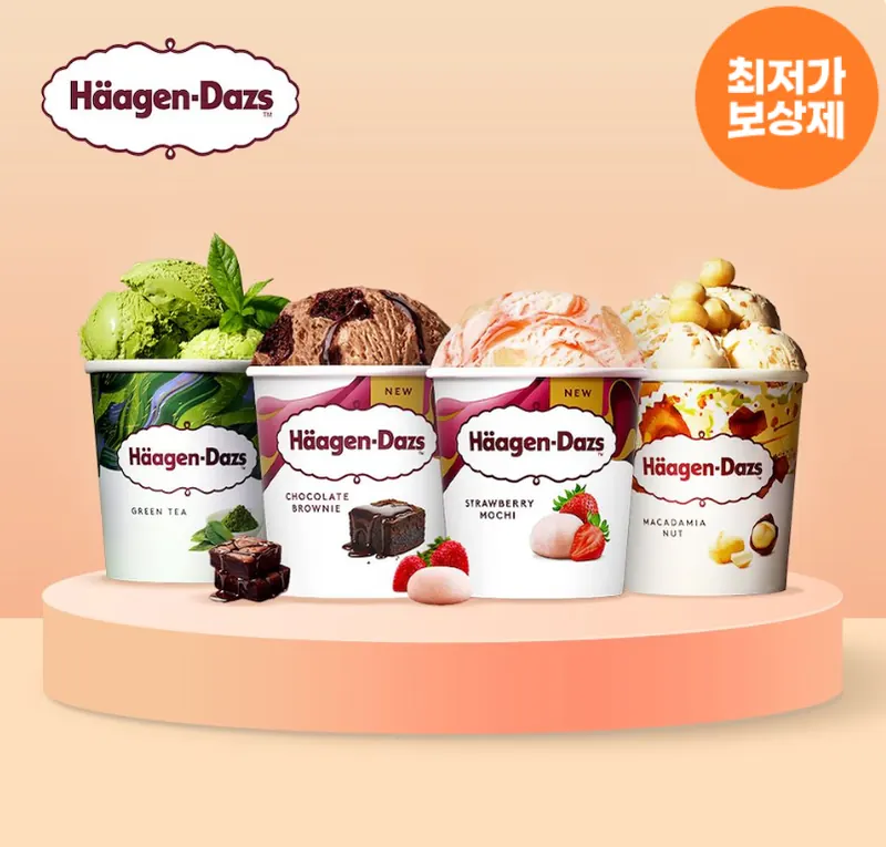 [오늘의집] 하겐다즈 파인트 2+2 (29734원/무배)
