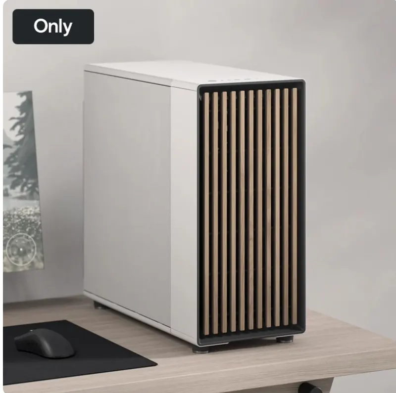 [오늘의집] 9800x3d 화이트우드 고급 케이스 반본체